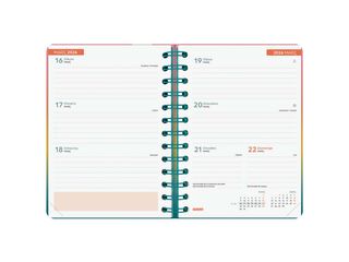 Agenda Finocam escolar Cosmo 1/8  setm/vista cat 2025-26 iris