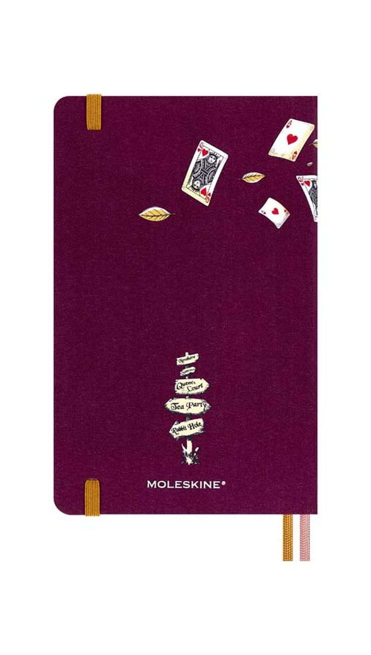 Libreta Moleskine tapa dura lisa L Alicia
