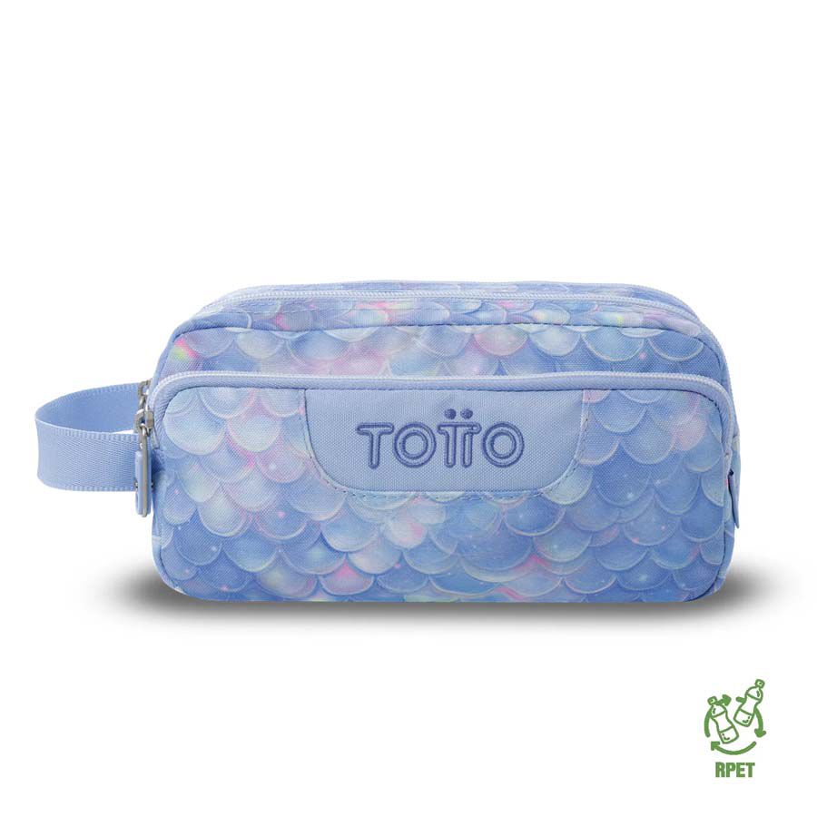 Estuche Totto 3 Cremalleras N&aacute;car