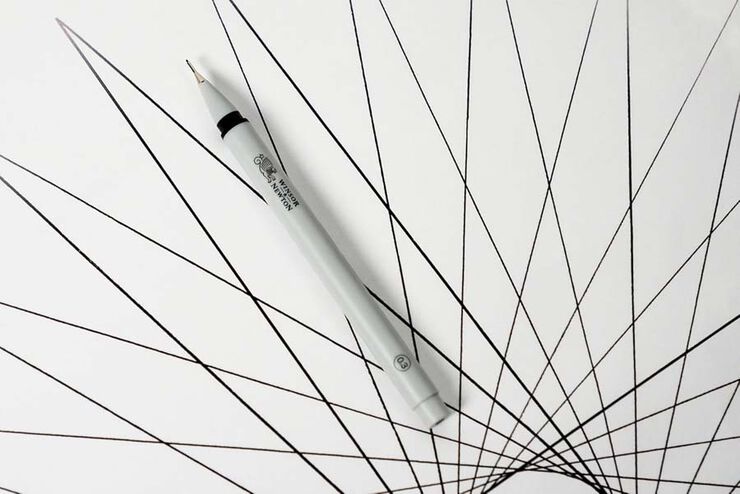 Rotuladores Calibrados Winsor & Newton negro 5 modelos
