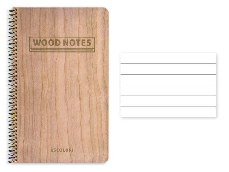 Llibreta Escolofi WOODNOTES 70F 13x21 HORITZONTAL