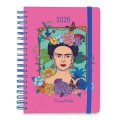 Agenda A5 sem/vista mult 2026 Frida Kahlo