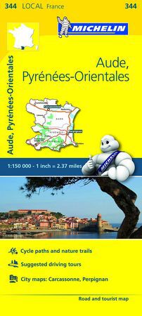 Mapa Local Aude, Pyr&eacute;n&eacute;es-Orientales