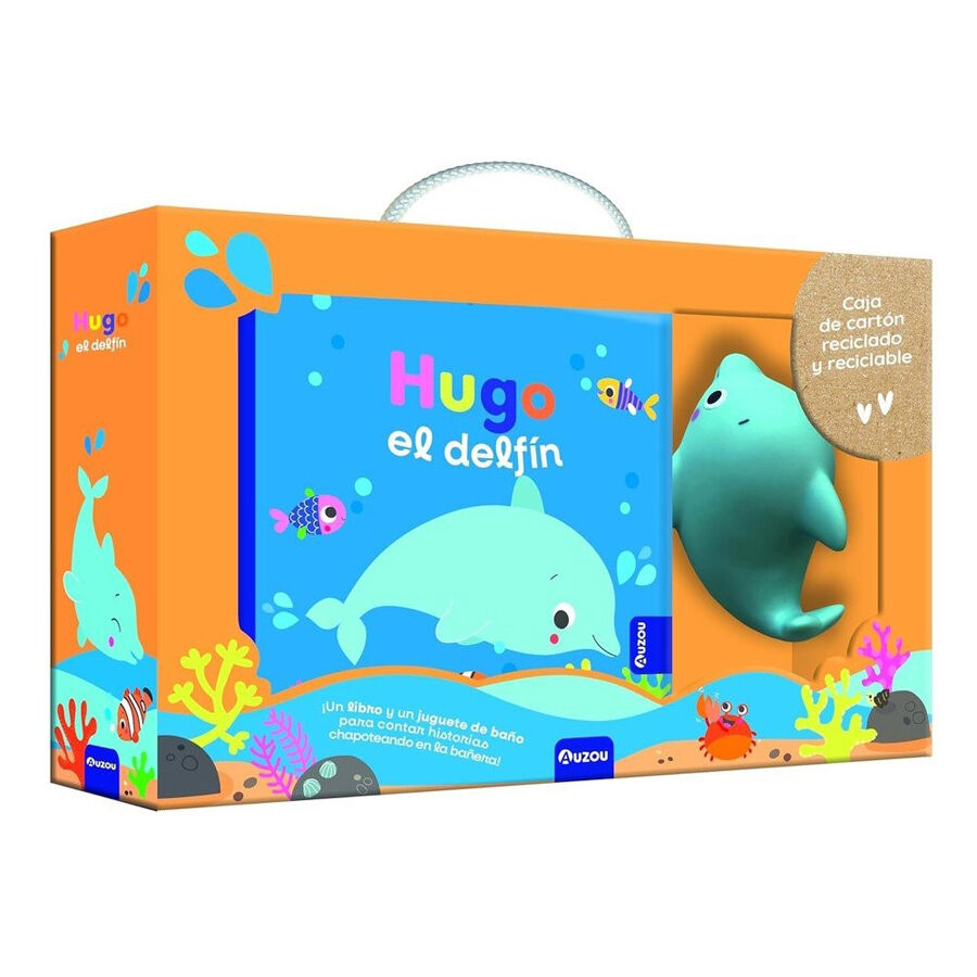 Libro de ba&ntilde;o. Hugo el delf&iacute;n