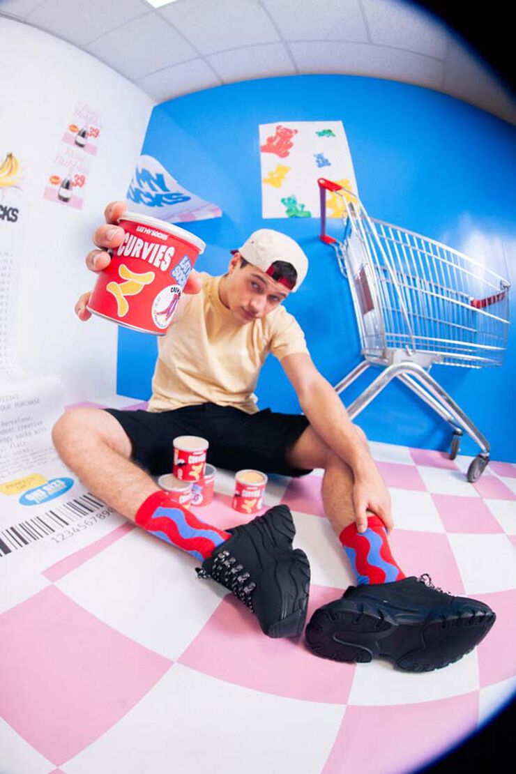 Mitjons Eat My Socks Curvies Chips