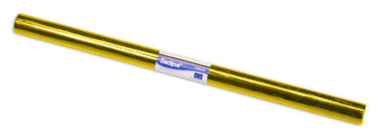 Papel celofán Sadipal rollo 0,5x16,25m 30g amarillo