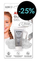 Maquillatge Gel Brillant metàlic Glitter Alpino plata