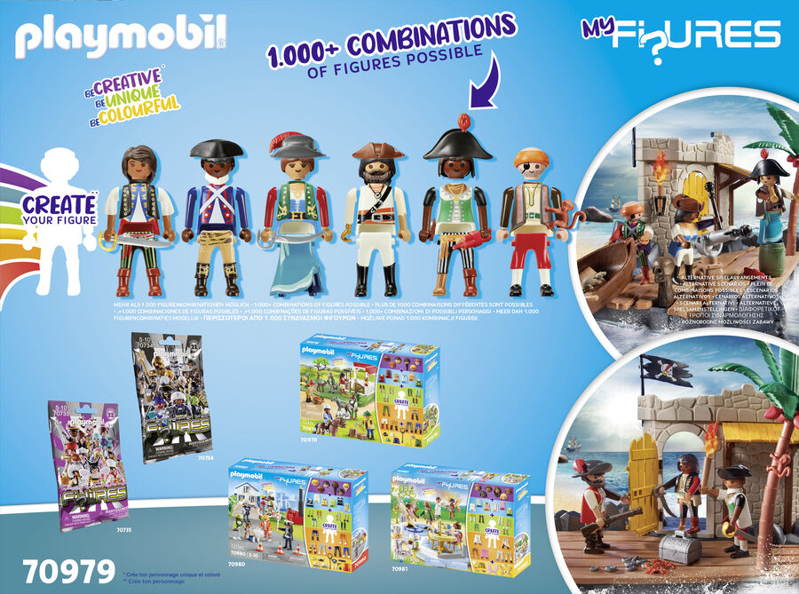 Playmobil My Figures Isla pirata 70979 Abacus Online