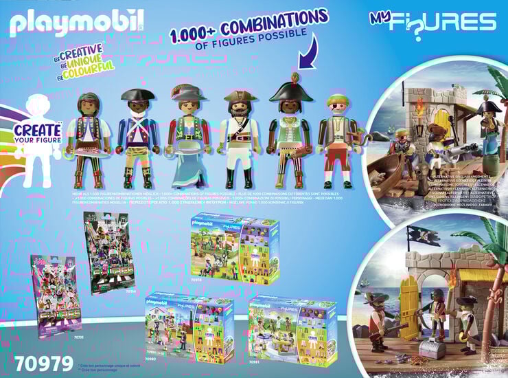 Playmobil My Figures Isla pirata 70979