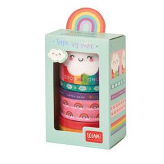 Set 5 cintas adhesivas Legami - RAINBOW