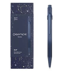 Bolígraf Caran d'Ache Cosmic Blue Noel 2024 blau