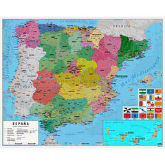 Mini Poster Mapa De España Mini Poster Mapa De España