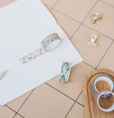Washi Tape Kokonote Botanical Cacti 4u