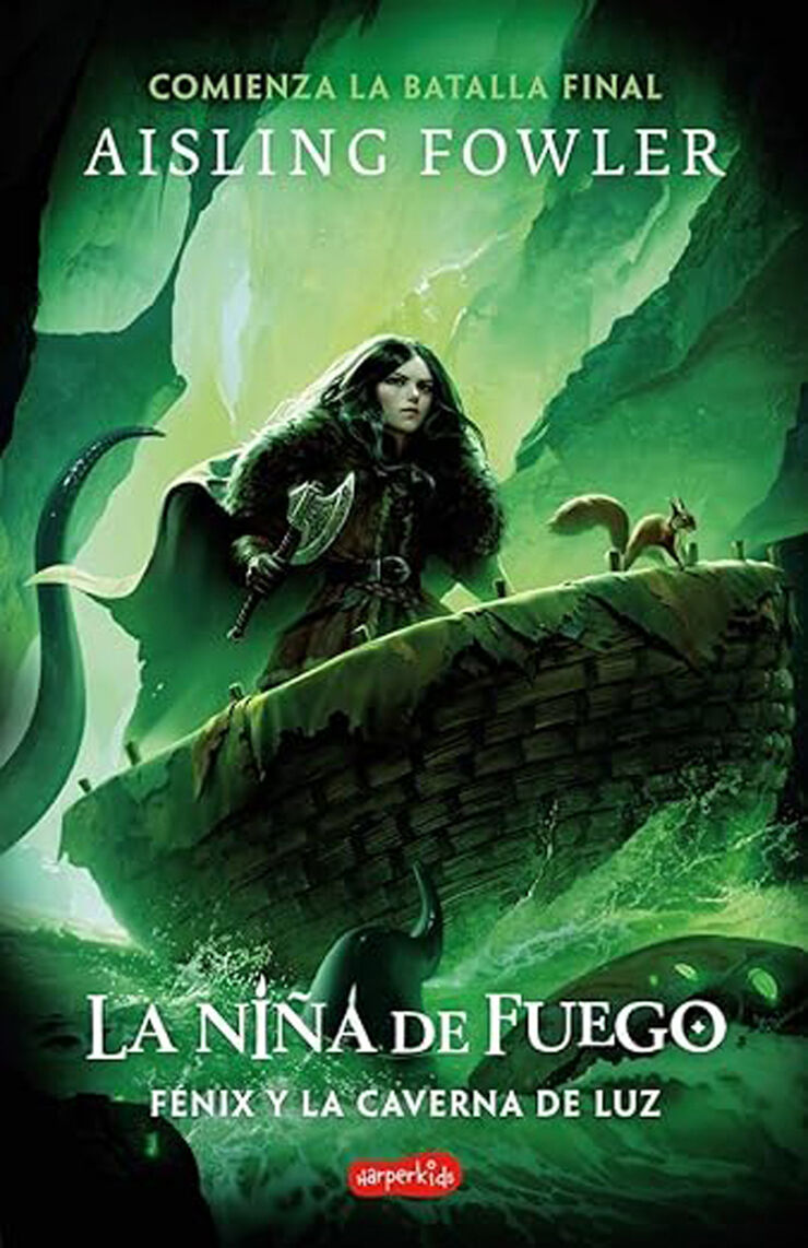 La niña de fuego: Fénix y la caverna de luz (Libro 3)