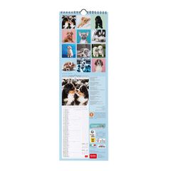 Calendari paret Legami 16X49 2024 Puppies