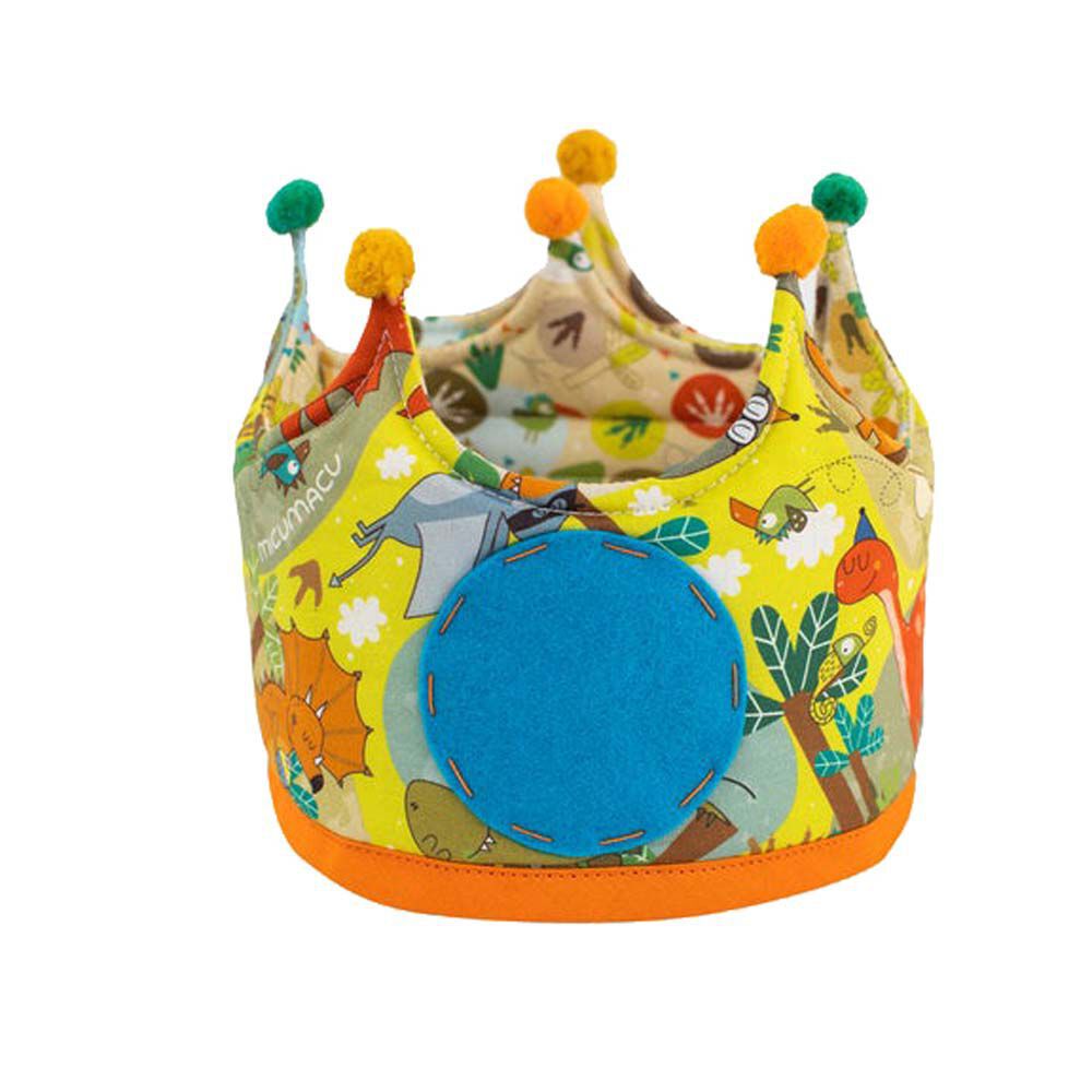 Corona de cumplea&ntilde;os dinosaurios