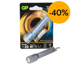 Linterna Llavero Discovery GP CK12 gris 20lm