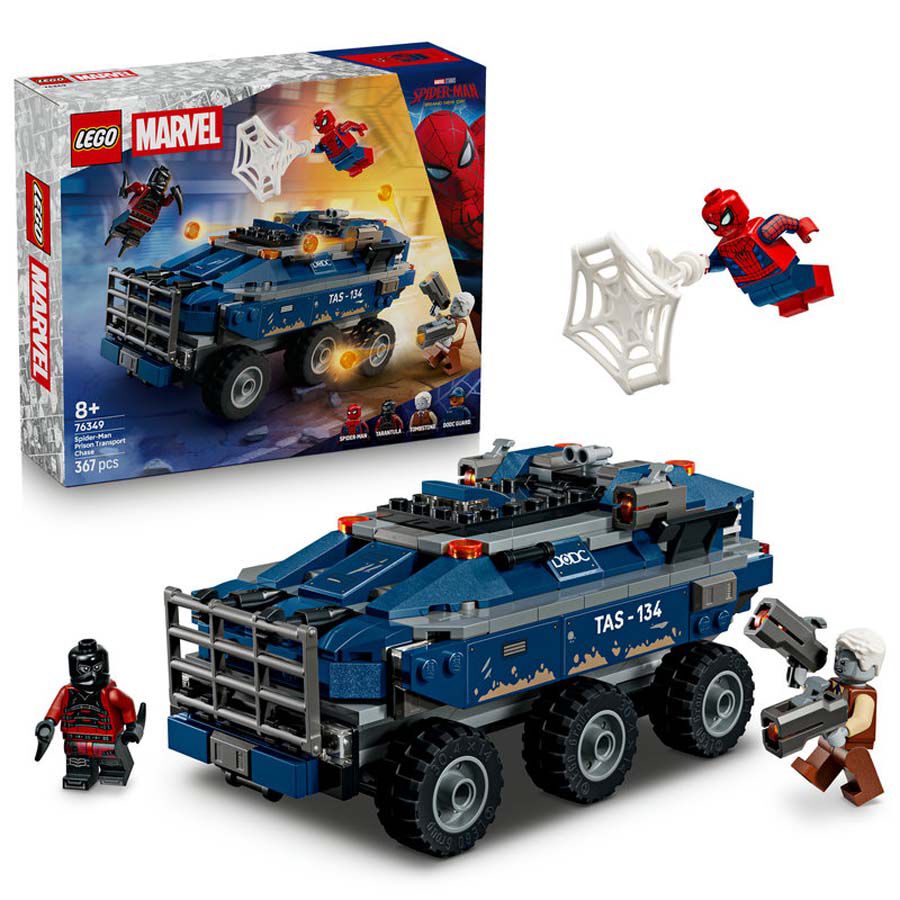 LEGO&reg; Super Heroes Persecuci&oacute;n al transporte penitenciario de Spider-Man 76349