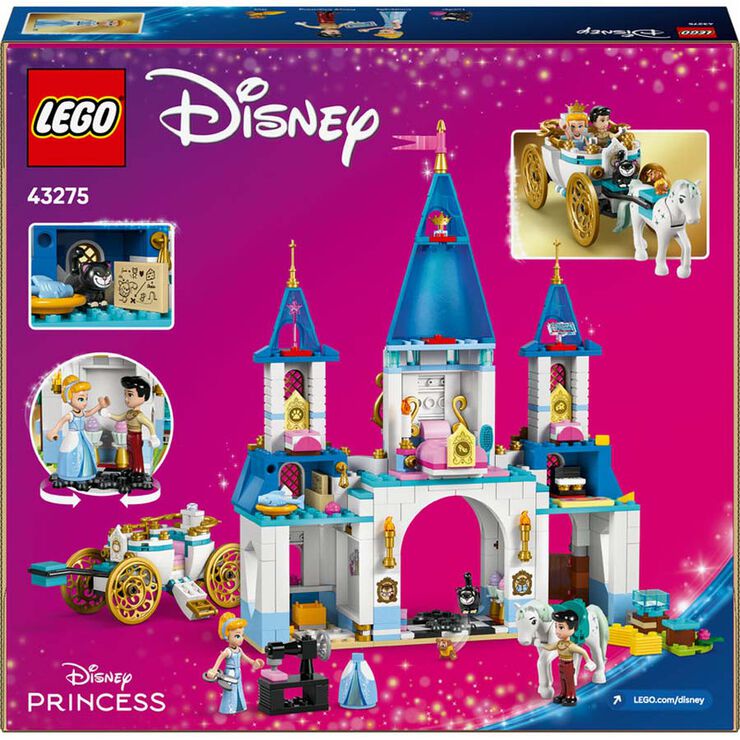 LEGO® Disney Princess Castillo y Carroza de Cenicienta 43275
