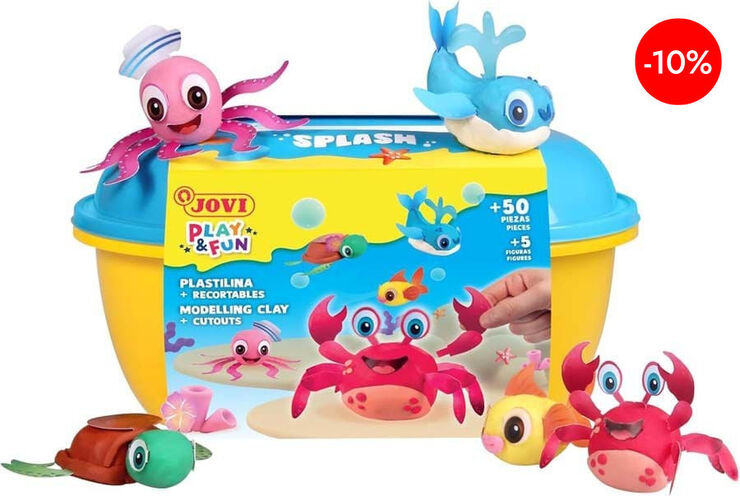 Cofre Plastilina Jovi Play & Fun Splash