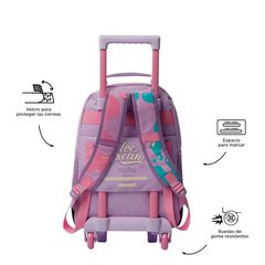 Mochila Ruedas Bomper Ice Pop Totto M