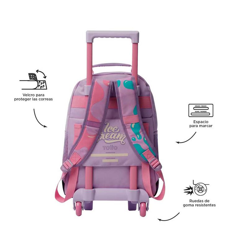 Mochila Ruedas Bomper Ice Pop Totto M