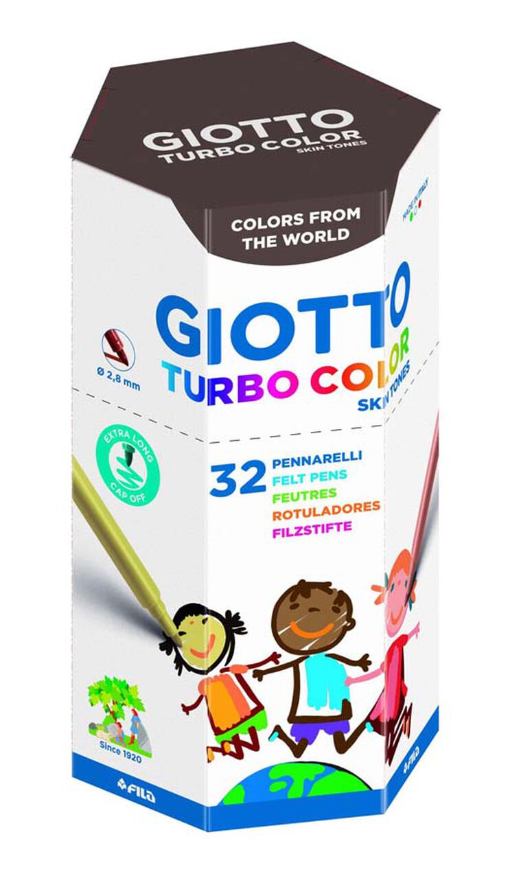 Rotuladores Giotto Turbo Skin tones 32 colores