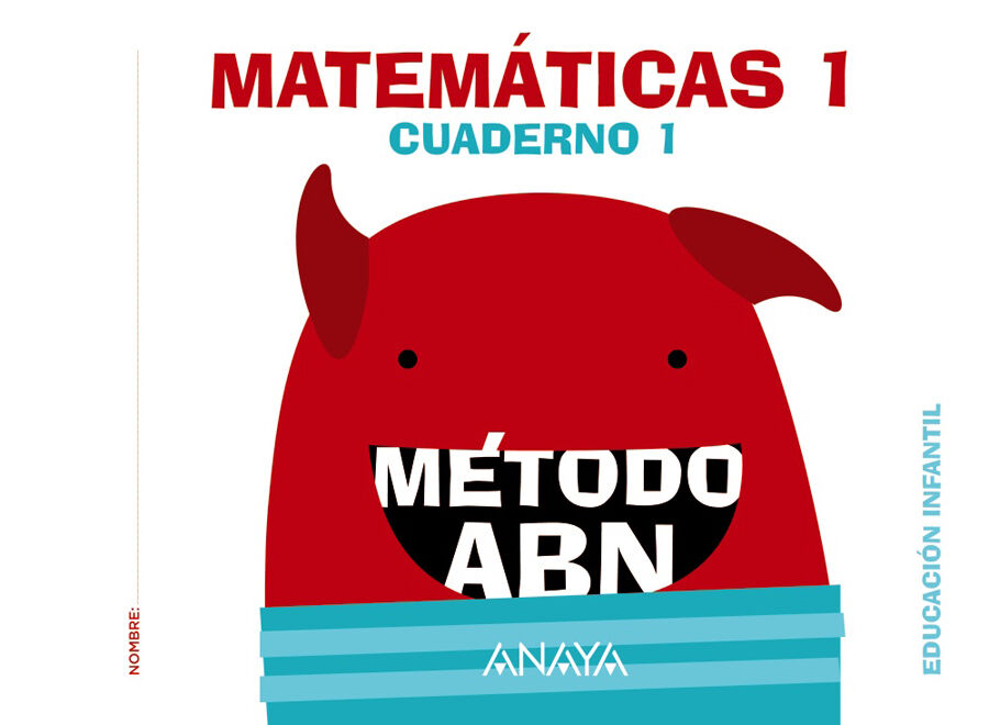 Matem&aacute;ticas ABN. Nivel 1. Cuaderno 1.
