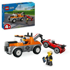 LEGO® City Camió Grua i Reparació del Cotxe Esportiu 60435