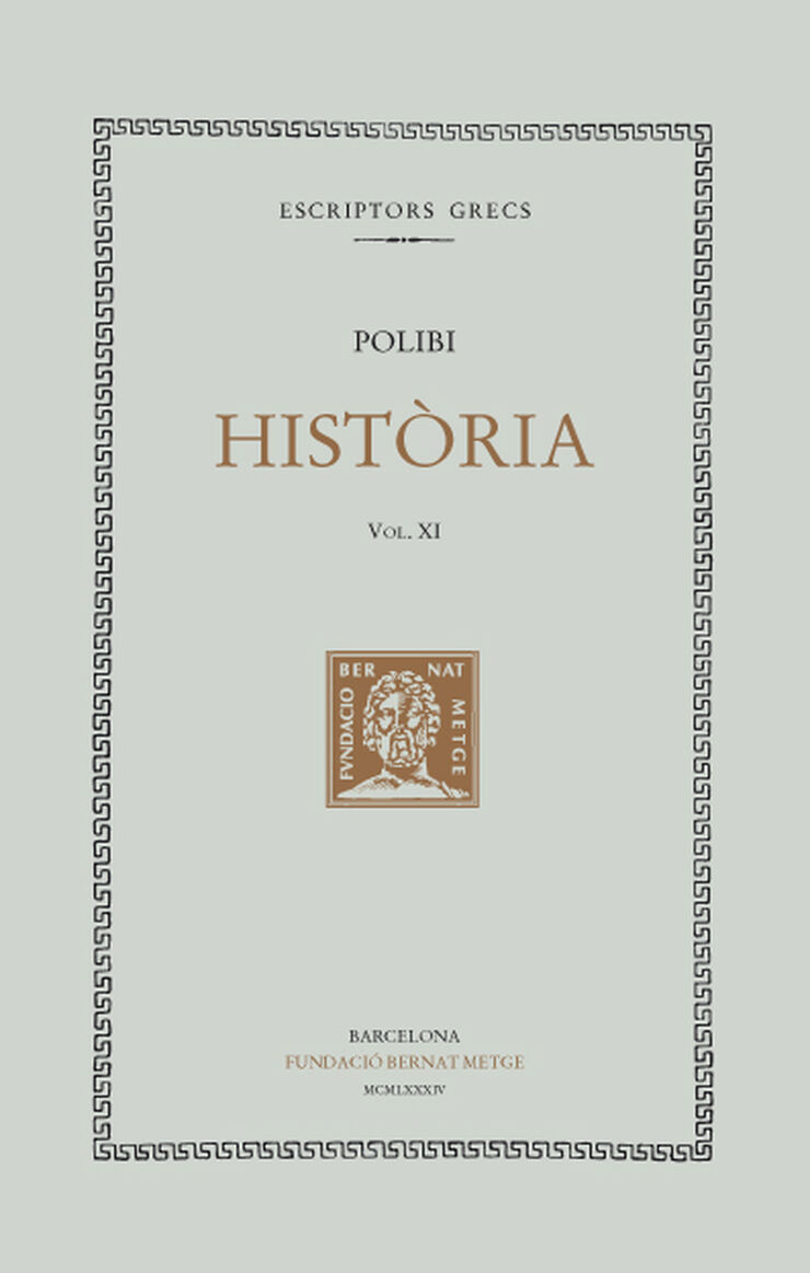 Història, vol. XI (llibres XXX-XXXVII)