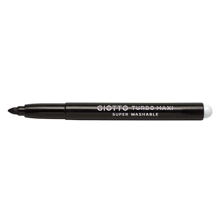 Rotulador Giotto Turbo Maxi negro 12u