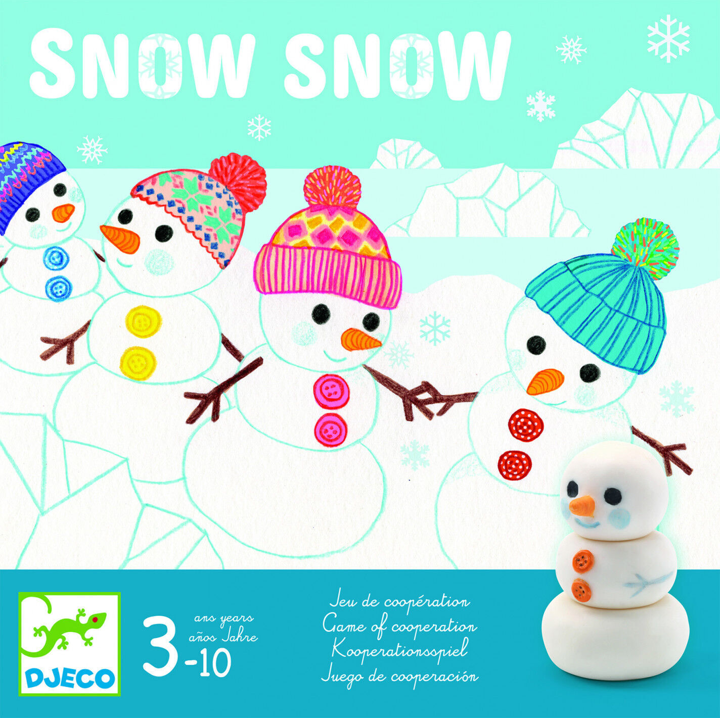 Joc de cooperaci&oacute; Djeco  Snow Snow