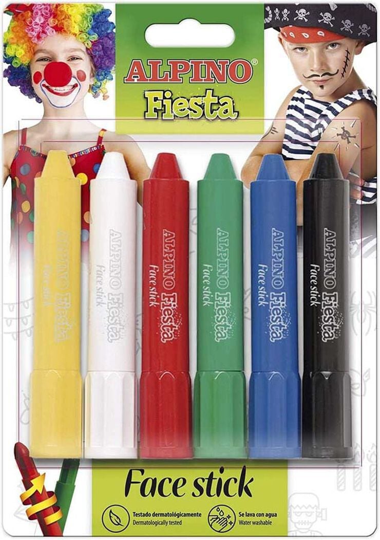 Maquillatge en barra Alpino Stick 6 colores