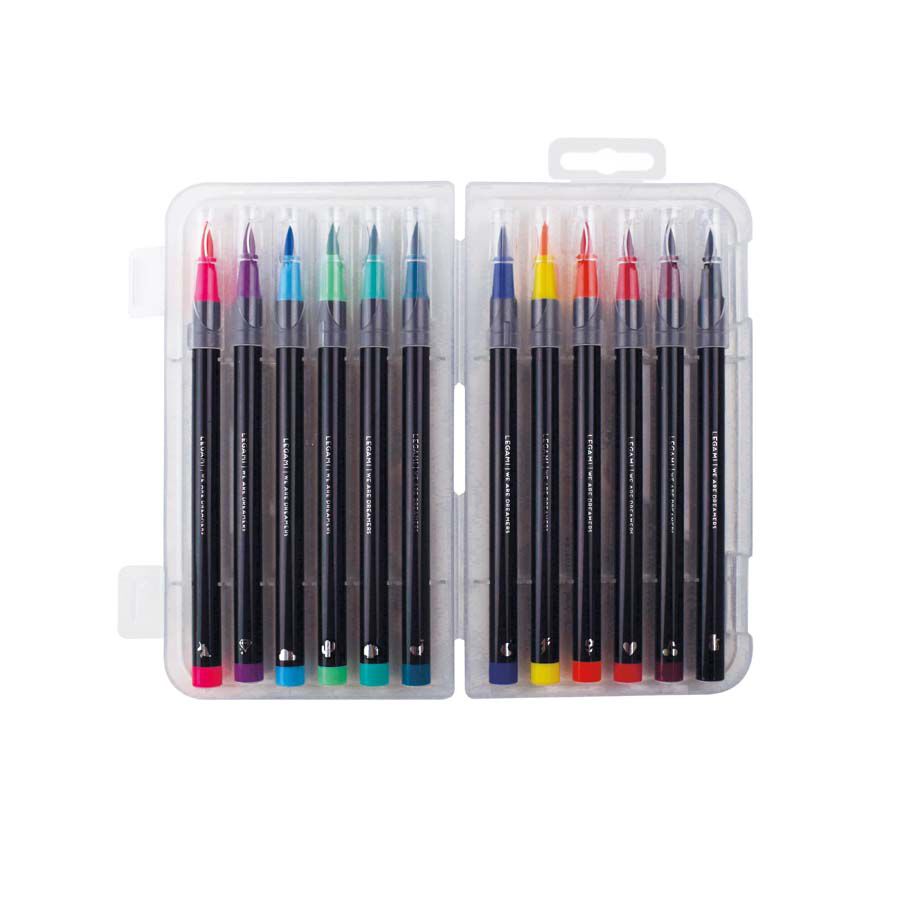 Set retoladors pinzell Legami Bright Colours