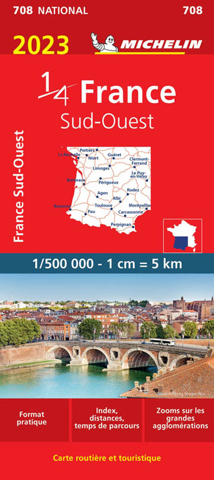 Mapa National France Sud-Ouest