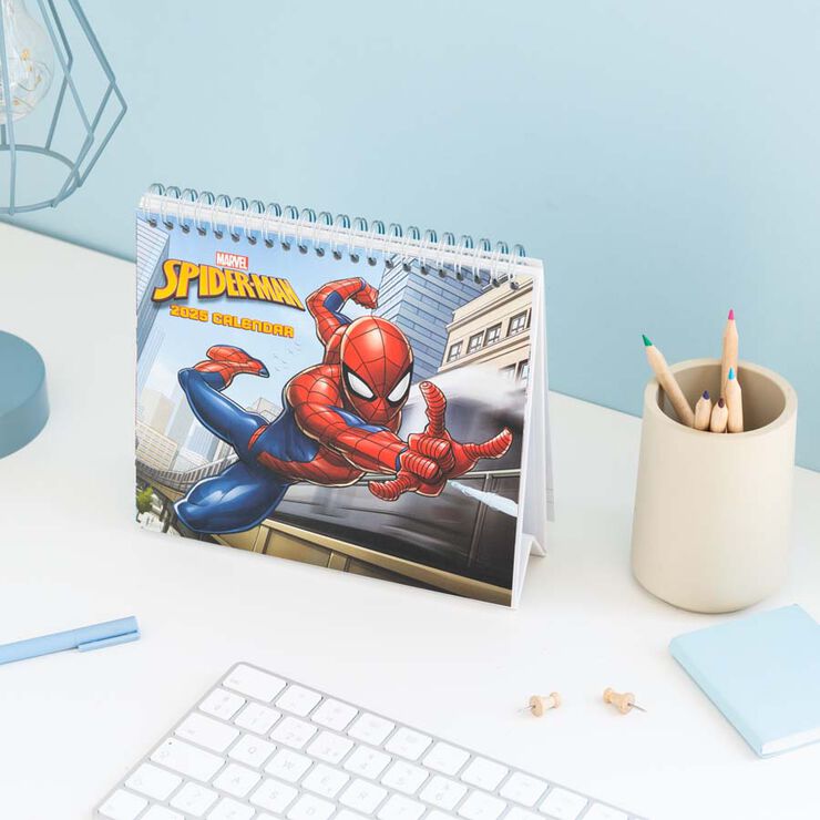 Calendari Taula 2025 30x30cm Marvel Spiderman