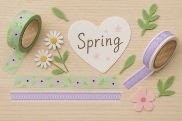 Cinta Washi Tape Innspiro Flores verde