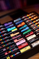 Retoladors Posca Manga 20 colors - Maleta metàl·lica