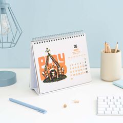 Calendari Taula 2025 30x30cm Disney Pan