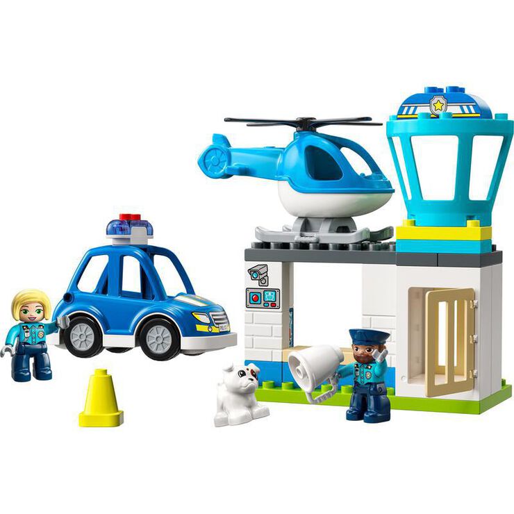 LEGO® Duplo Comisaría de Policía y Helicóptero 10959
