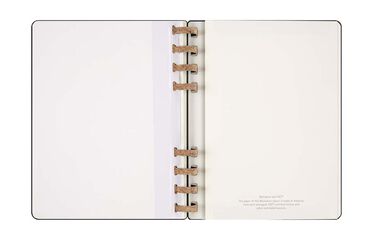 Agenda espiral Moleskine Life Planner 12m sem/vista 2025 XL negro