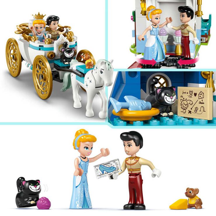 LEGO® Disney Princess Castillo y Carroza de Cenicienta 43275