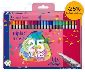 Retoladors Staedtler Fineliner Triplus 20+5 colors