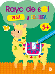 Rayo de sol +5 Pega y colorea Rayo de sol +5 Pega y colorea