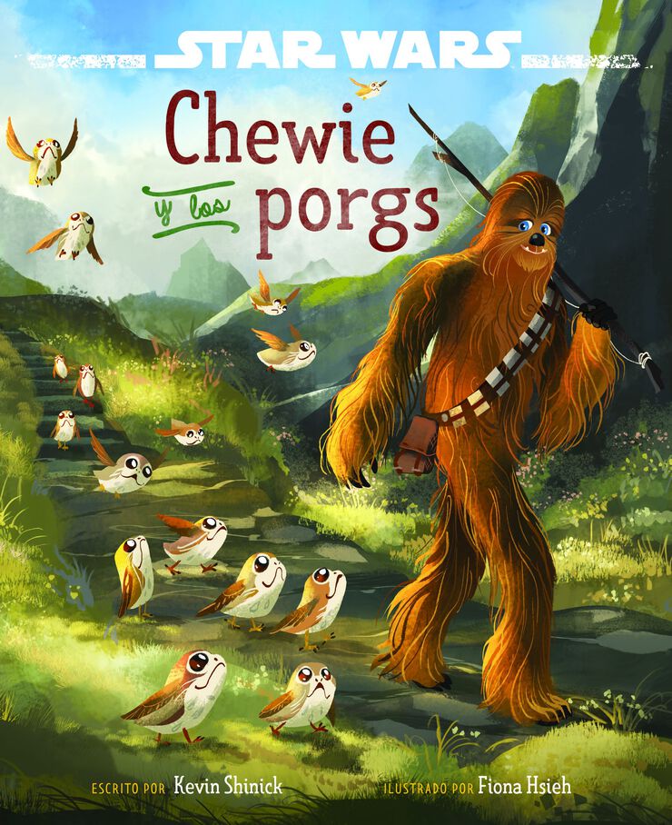 Star Wars. Los últimos Jedi. Chewie y los porgs