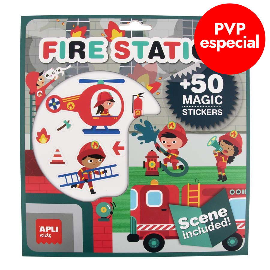 Juego de Adhesivos Bomberos