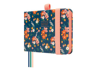 Agenda Finocam Design Semana Vista Vertical 2027 Catal&aacute;n Flora