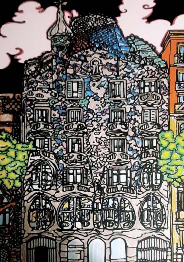 L&aacute;mina terciopelo Colorvelvet Casa Batll&oacute;