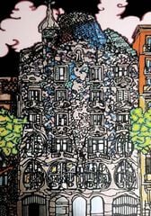 Lámina terciopelo Colorvelvet Casa Batlló