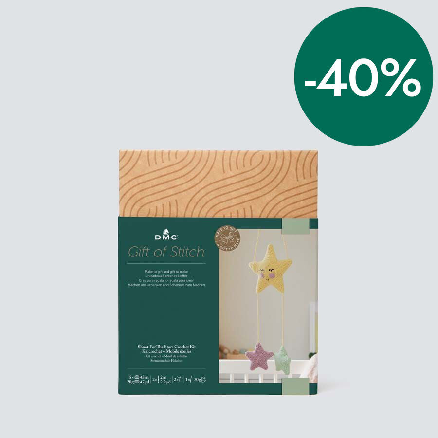 Kit Crochet M&oacute;vil Estrellas DMC